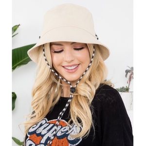 Bucket Hats with adjustable draw string